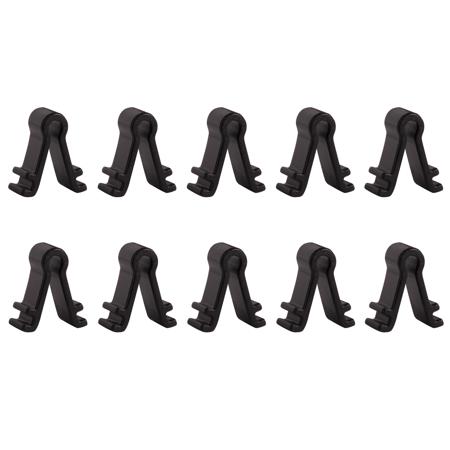 Shure RPM40SO TwinPlex Standoff for TL Lavalier Microphones, Black, 10-Pack