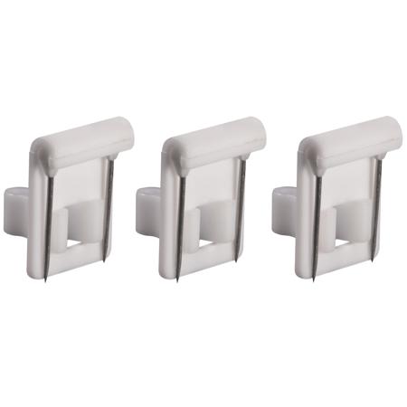 Shure Vampire Clip for TwinPlex Lavalier Microphones, White, 3-Pack
