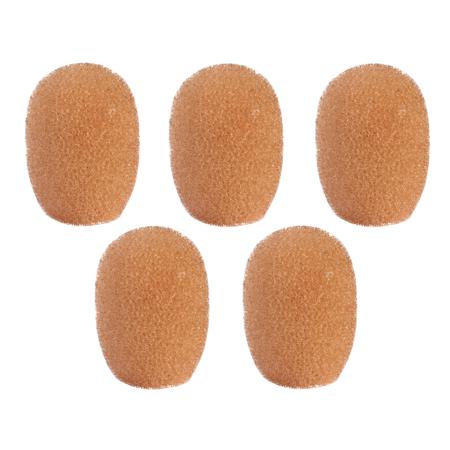 Shure Windscreens for TL/TH Twinplex Microphone, Cocoa, 5-Pack