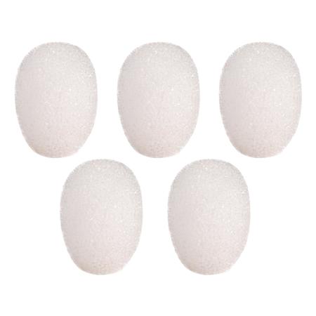 Shure Windscreens for TL/TH Twinplex Microphone, White, 5-Pack