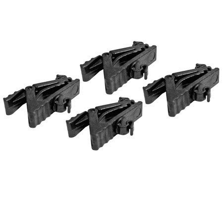 Shure RPM523 2mm Clothing Clip for WCE6B & WCB6B, 4/Pack, Black