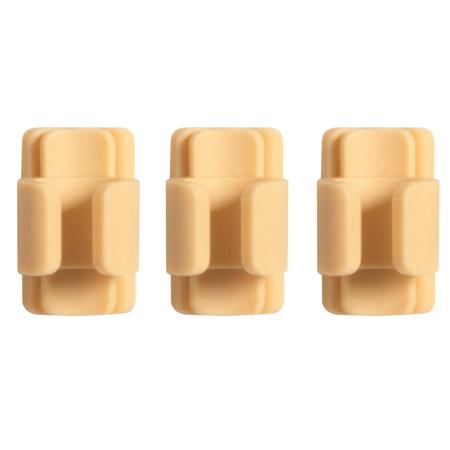 Shure Headset Cable Clip for TwinPlex TH53, Tan, 3 Pack