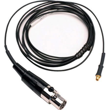 Shure RPM652 1mm (0.03") Cable for WCE6 Microphone, TA4F Connector, Black