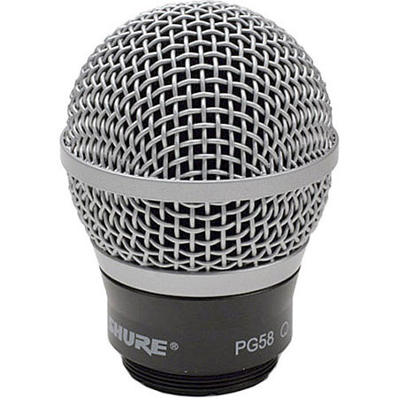 Shure RPW110 Wireless PG58 Cartridge, Housing Assembly with Grille