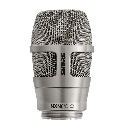 Shure Nexadyne 8/C Cardioid Dynamic Wireless Capsule for Handheld Transmitters Nickel