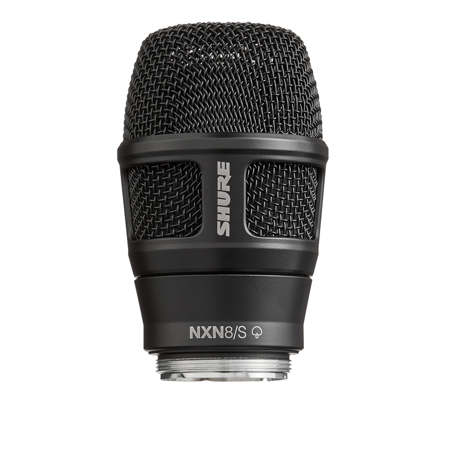 Shure Nexadyne 8/S Supercardioid Dynamic Wireless Capsule for HH Transmitters Black