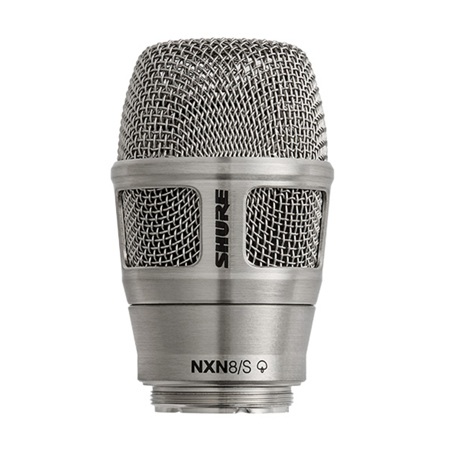 Shure Nexadyne 8/S Supercardioid Dynamic Wireless Capsule for HH Transmitters Nickel