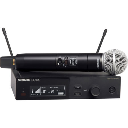 Shure SLXD24/SM58 Single-Channel Digital Wireless Vocal System with SM58 Microphone Capsule