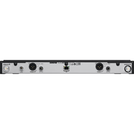 Shure SLXD4D Dual-Channel Digital Wireless Receiver H55: 514-558MHz
