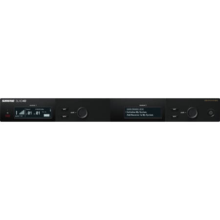 Shure SLXD4D Dual-Channel Digital Wireless Receiver J52: 558-616MHz