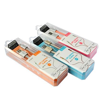 Sanho Zikko 5' (1.5m) Smart LED Lightning USB Cable, Gold