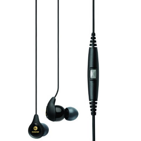 Shure SE115M Sound-Isolating In-Ear Stereo Headset, Black