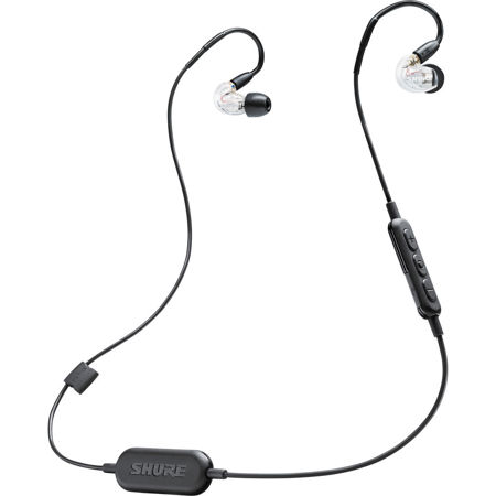 Shure SE215 Sound Isolating Earphones with RMCE-BT1 Bluetooth Cable, Clear
