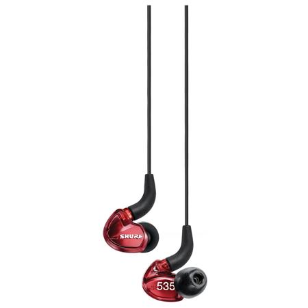 Shure SE535 Limited Edition Sound Isolating Earphones with Remote + Mic, Red