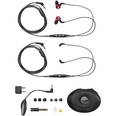 Shure SE535 Limited Edition Earphones with Audio Cable, Red
