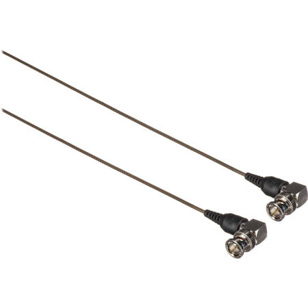 Shape 6" Skinny 90-Degree BNC Cable, Black
