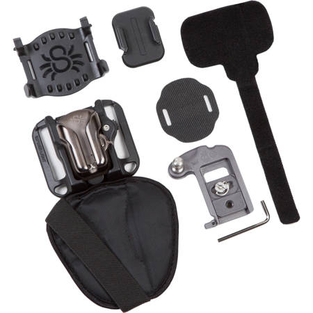 SpiderHolster SpiderLight BackPacker Kit, Includes Holster, Plate and Pin