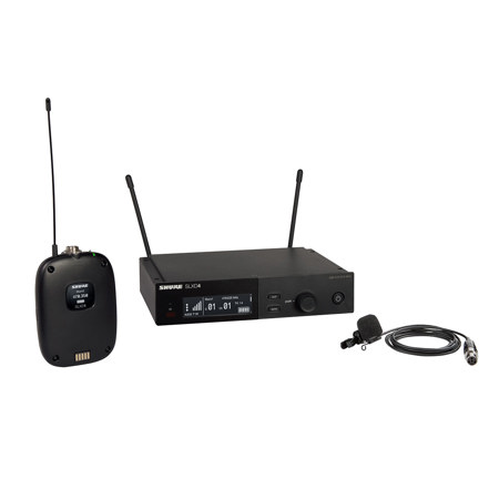 Shure SLXD14 Digital Wireless System with WL185M Cardioid Lavalier Microphone J52: 558-616MHz