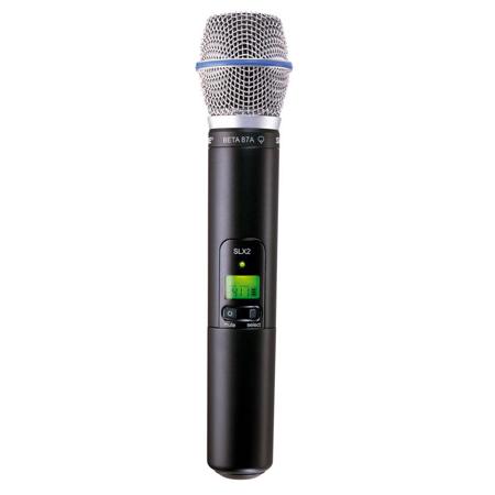 Shure SLX2/BETA87C=-H5 Handheld Transmitter with Beta 87C Mic