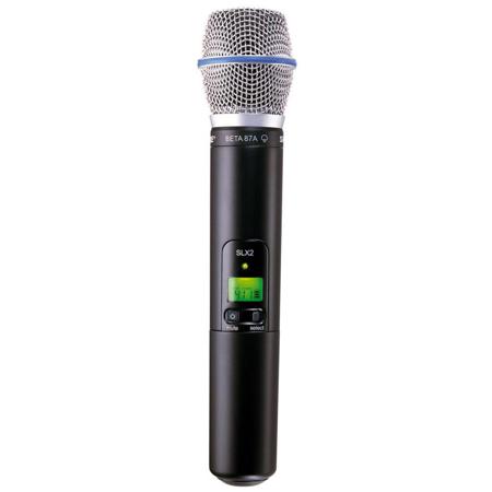 Shure SLX2/BETA87C=-J3 Handheld Transmitter with Beta 87C Mic
