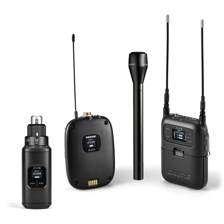 Shure SLXD15/85 Mic System w/WL185 Lav, VP64AL HH Mics and SLXD3 Tx, 470-514MHz