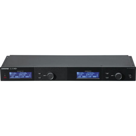Shure SLXD4Q+ Quad-Channel Digital Wireless Receiver, G57: 470-608MHz