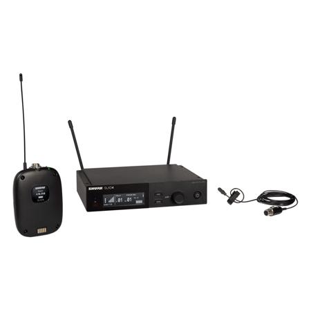 Shure SLXD14/DL4 Digital Wireless System with DL4 Lavalier Microphone H55: 514-558MHz