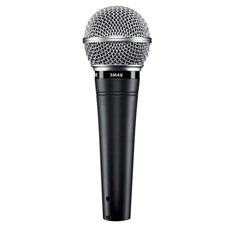 Shure SM48-LC Cardioid Dynamic Handheld Wired Microphone