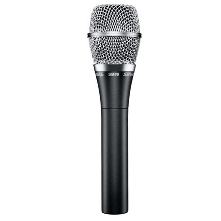 Shure SM86 Cardioid Condenser Handheld, Vocal, Wired Microphone.