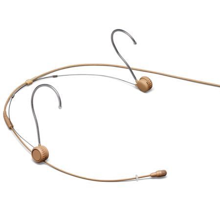 Shure TwinPlex TH53 Omnidirectional Headset Microphone, Microdot, Cocoa