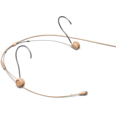 Shure TwinPlex TH53 Omnidirectional Headset Microphone, Microdot, Tan