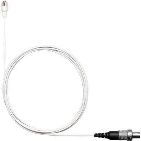 Shure TwinPlex TL45 Omnidirectional Lavalier Mic, Low Sensitivity, Lemo, White