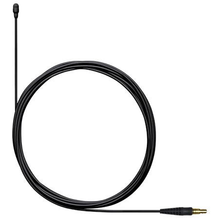 Shure TwinPlex TL46 Omnidirectional Lavalier Microphone with 1-Pin LEMO, Black