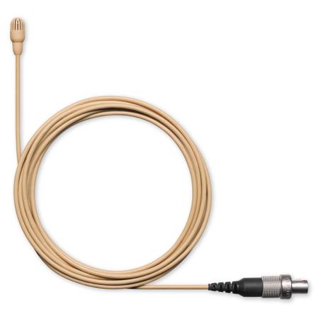 Shure TwinPlex TL46 Omnidirectional Lavalier Mic, High Sensitivity, Lemo, Tan