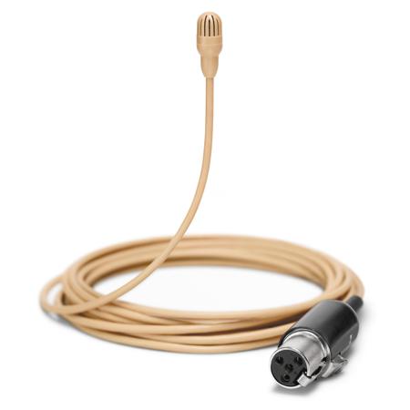 Shure TwinPlex TL46 Omnidirectional Lavalier Mic, High Sensitivity, MTQG, Tan