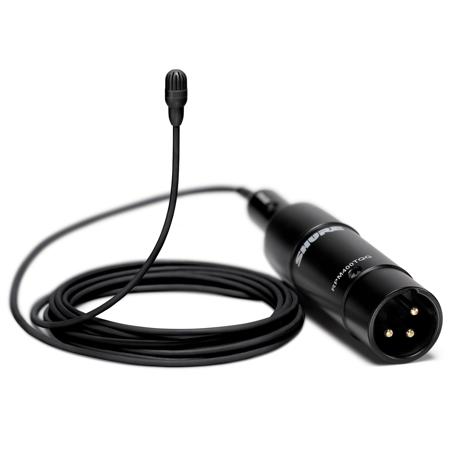 Shure TwinPlex TL47 Omnidirectional Lavalier Mic, XLR, Black, W/Accessories