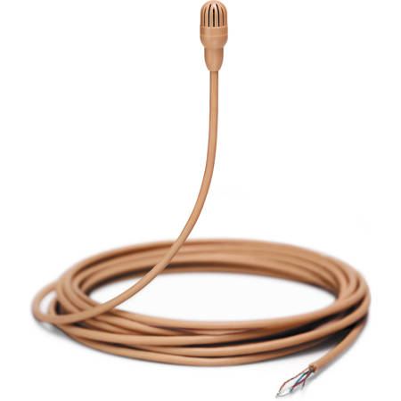 Shure TwinPlex TL47 Omnidirectional Lavalier Mic, No Connector, Cocoa, with Acc