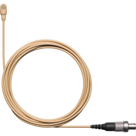Shure TwinPlex TL47 Omnidirectional Lavalier Mic, Low Sensitivity, Lemo, Tan