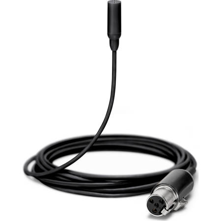 Shure TwinPlex TL48 Omnidirectional Lavalier Mic, MTQG, Black, W/Accessories