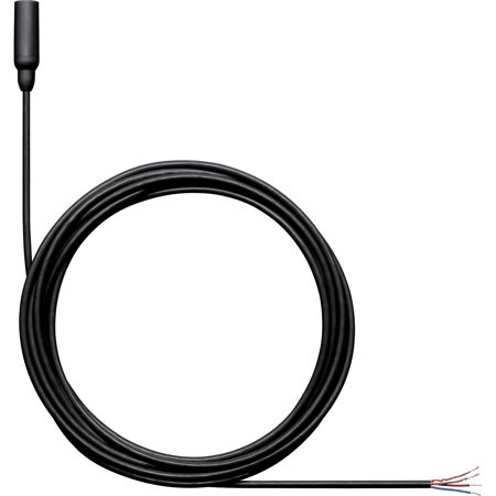 Shure TwinPlex TL48 Omnidirectional Lavalier Mic, No Connector, Black, with Acc