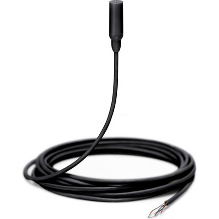 Shure TwinPlex TL48 Omnidirectional Lavalier Mic, No Connector, Black, with Acc