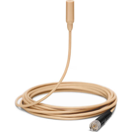 Shure TwinPlex TL48 Omnidirectional Lavalier Mic, MicroDot, Tan, W/Accessories