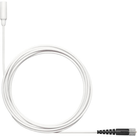 Shure TwinPlex TL48 Omnidirectional Lavalier Mic, MicroDot, White, W/Accessories
