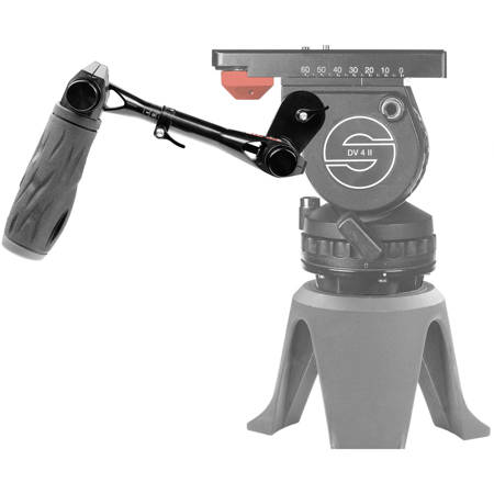 Shape Telescopic Pan Handle with Push-Button for Sachtler Tripod