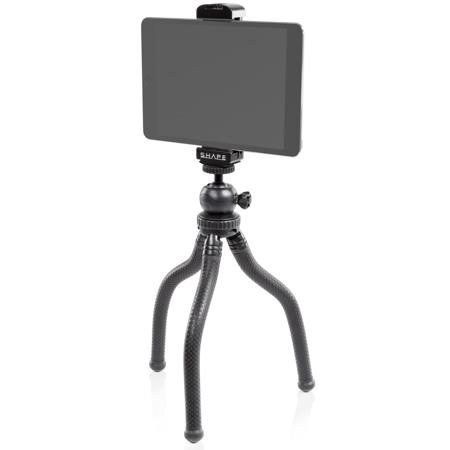 Shape Tablet Aluminum Mount with Tripod Flexible Grip and Ball Head