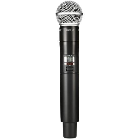 Shure ULXD2/SM58 Digital Wireless Handheld Transmitter with SM58 Mic Capsule J50A: 572-616MHz