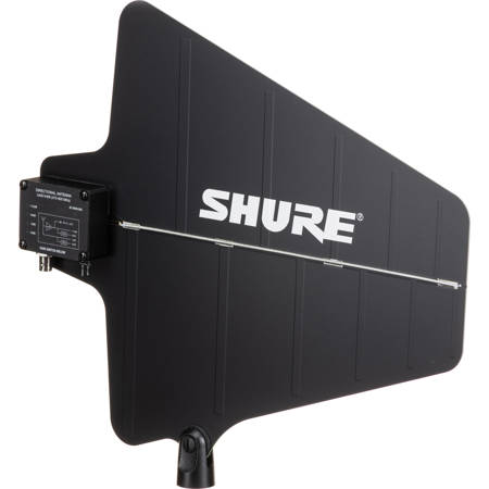 Shure UA874WB Wideband Active Directional Antenna with Low-Noise Signal Amplifier, 470-900MHz