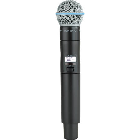 Shure ULXD2/B58 Digital Wireless Handheld Transmitter with Beta 58A Microphone Capsule