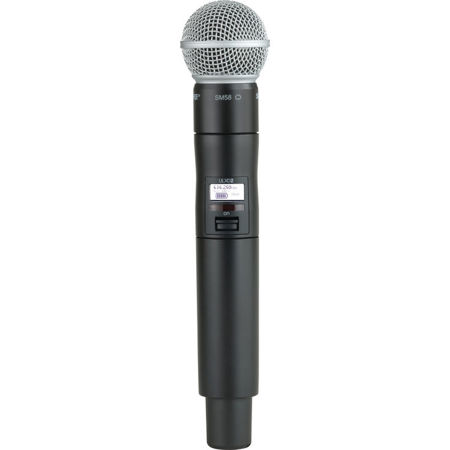 Shure ULXD2/SM58 Digital Wireless Handheld Transmitter with SM58 Mic Capsule V50: 174-216MHz