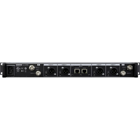 Shure ULXD4Q Quad-Channel Digital Wireless Rackmount Receiver V50: 174-216MHz